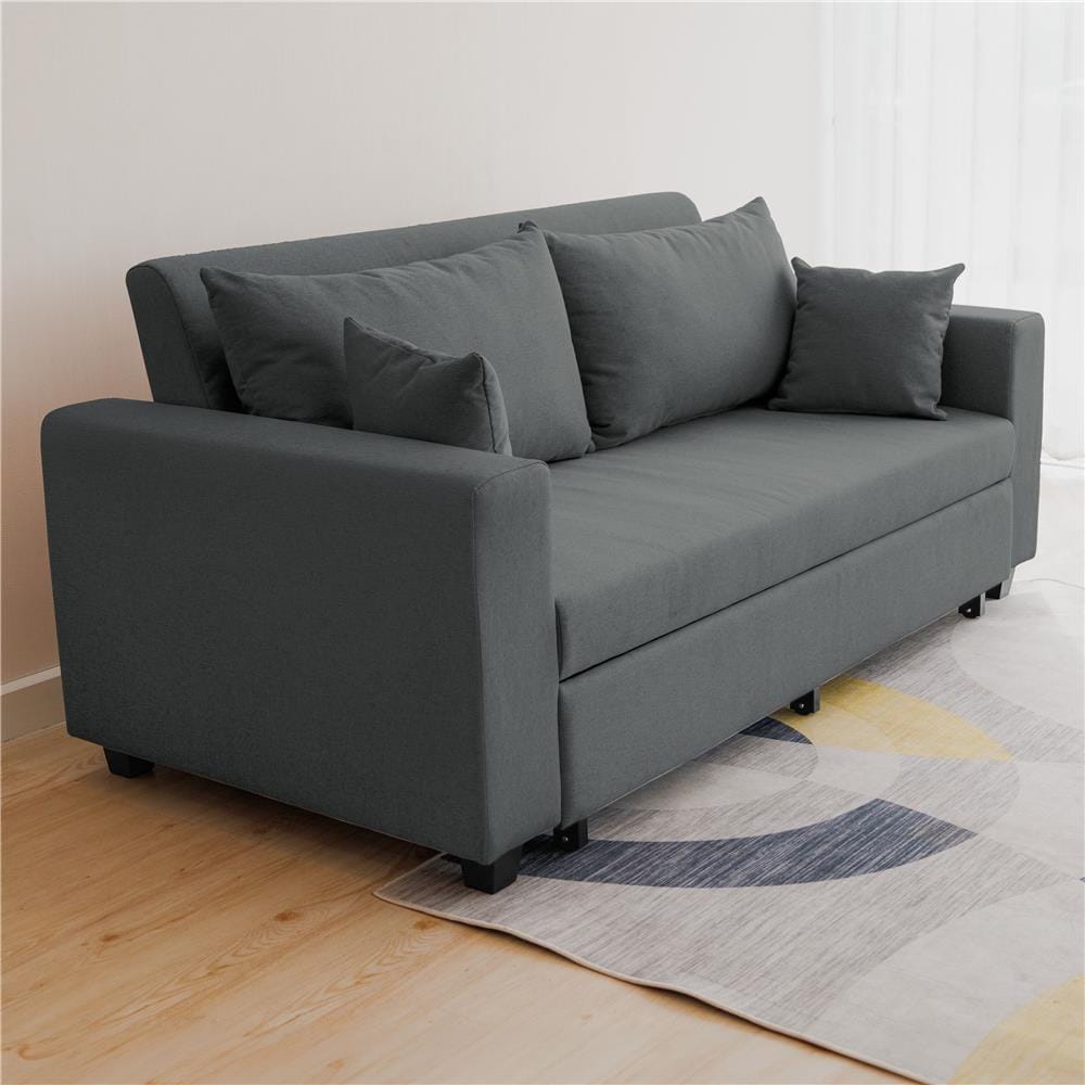 โซฟาเบด CCR FURNITURE รุ่น PHILLY (ฟิลลี่) ขนาด 194 cm. ผ้า สีเทาเข้ม (A1-33)_3