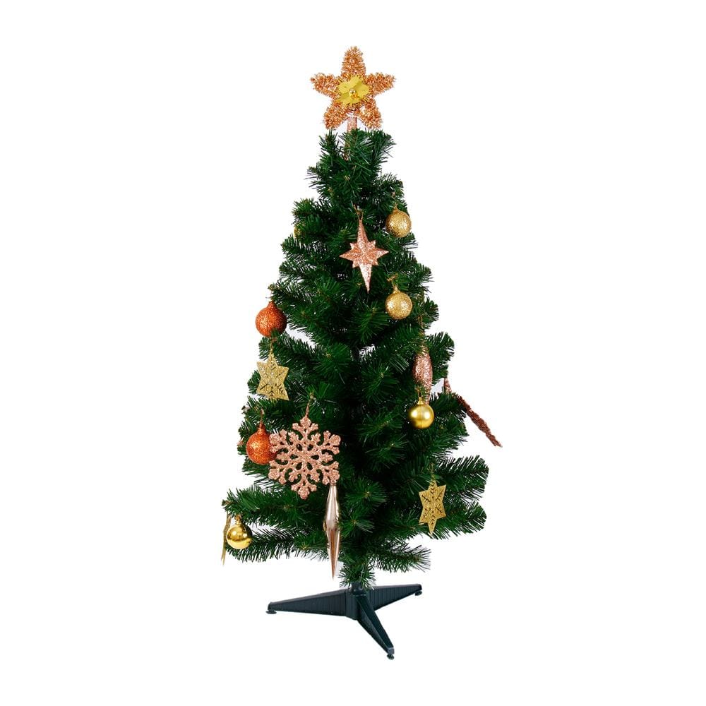 ต้นคริสต์มาส พร้อมของตกแต่งสีทอง SIAMXMAS 3 ฟุต