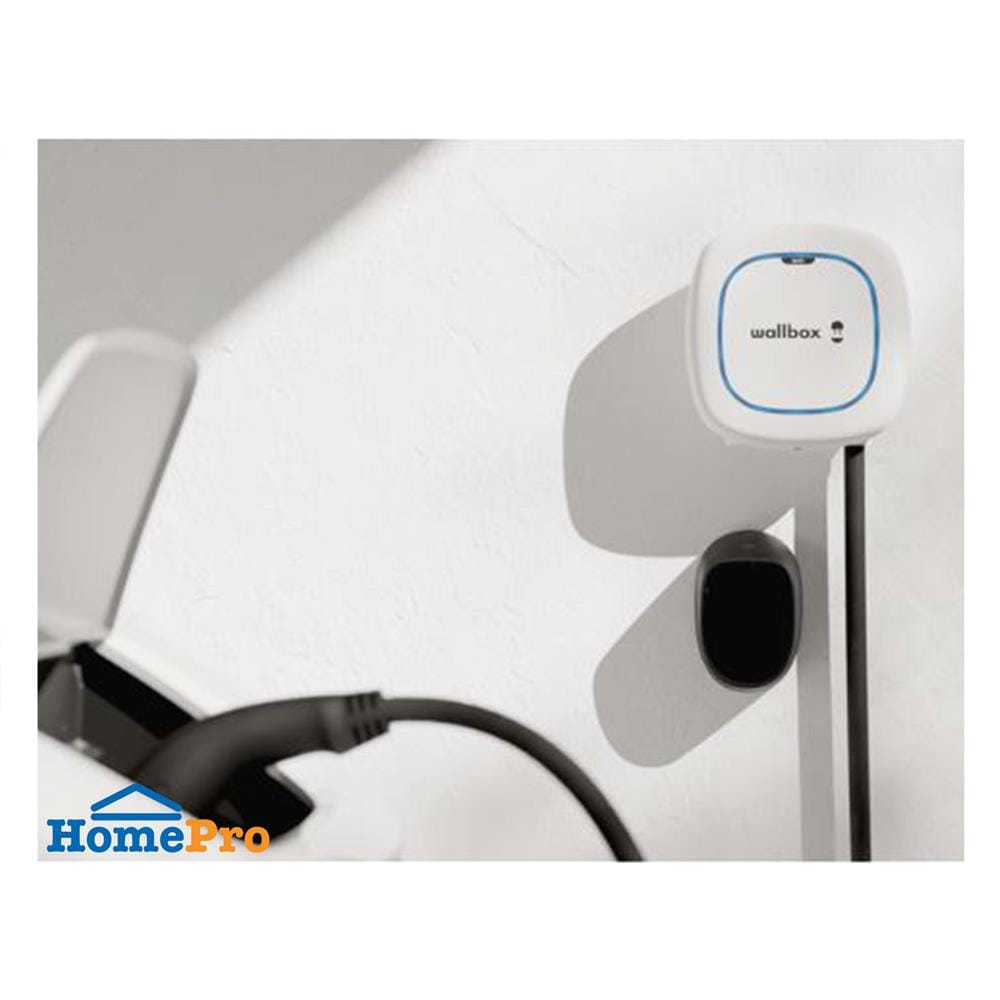 เครื่องชาร์จรถยนต์ไฟฟ้า (ไม่รวมติดตั้ง) WALLBOX PULSAR MAX 7.4KW สีขาว