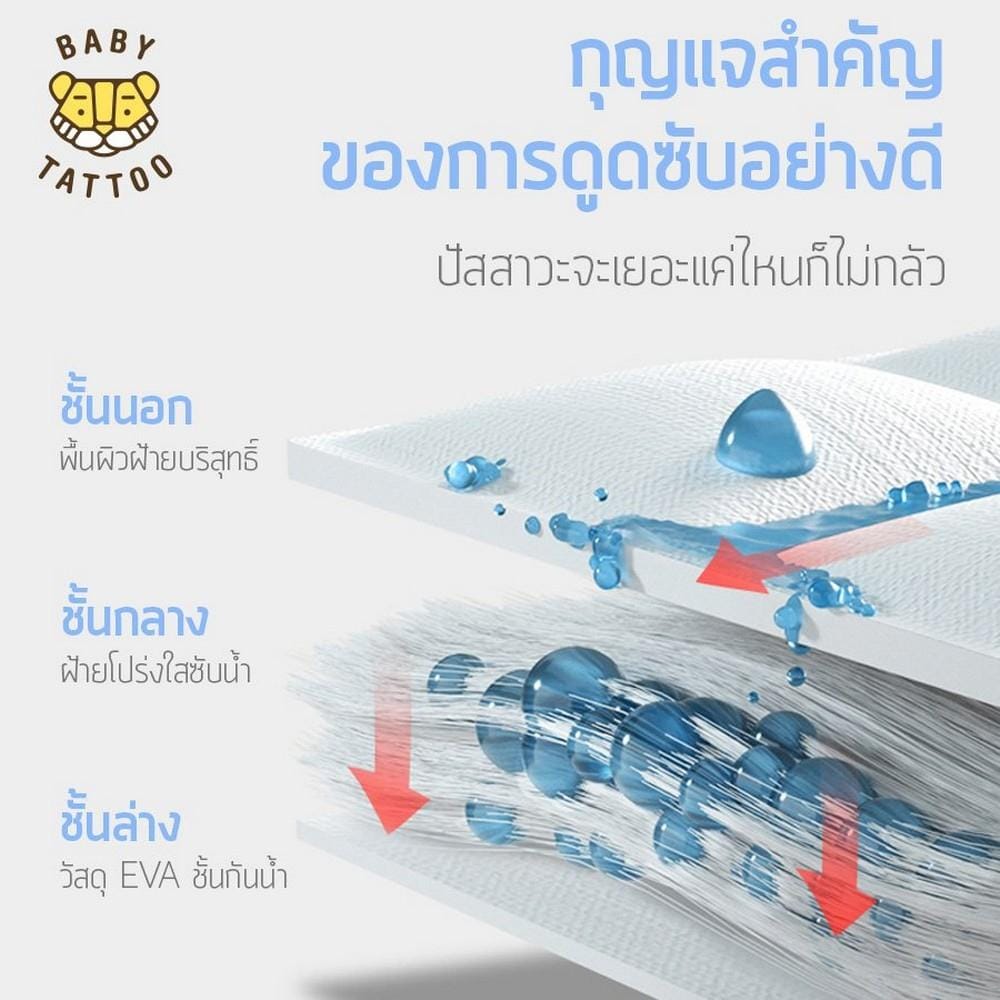แผ่นรองกันเปื้อน BABY TATTOO SIZE M_2