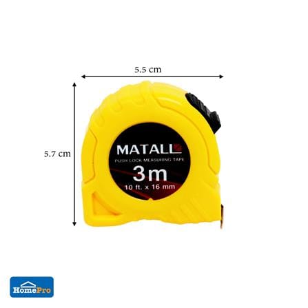 ตลับเมตรพลาสติก พร้อมตัวล็อก MATALL 3 ม._6