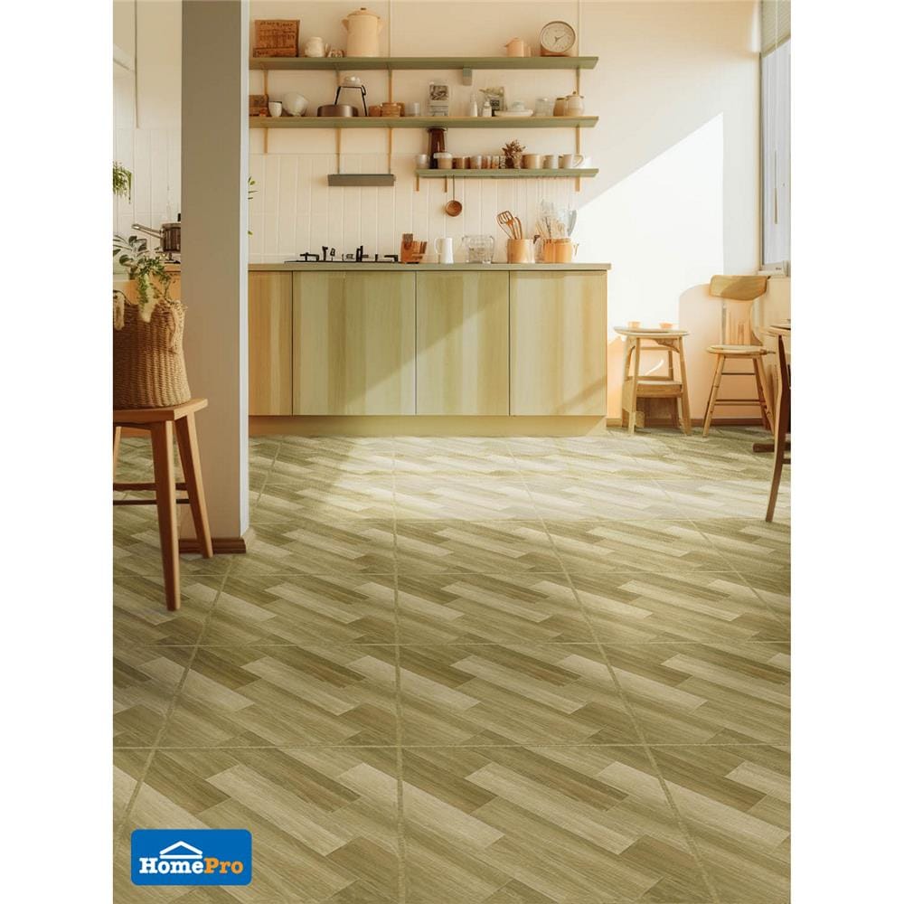 กระเบื้องพื้น 16x16 นิ้ว DURAGRES เซอร์บัต วู๊ด น้ำตาล A 0.96 ตร.ม.