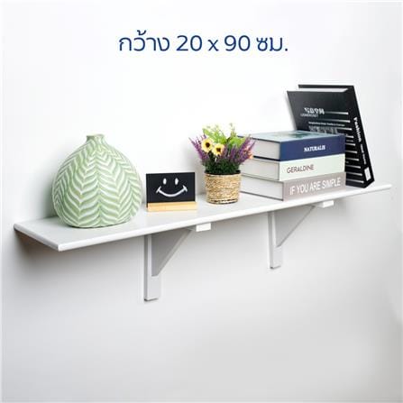 ชั้นแขวนผนัง FASTTECT WR2090+LS2190-TEAK 90 ซม. สีไม้สัก_6
