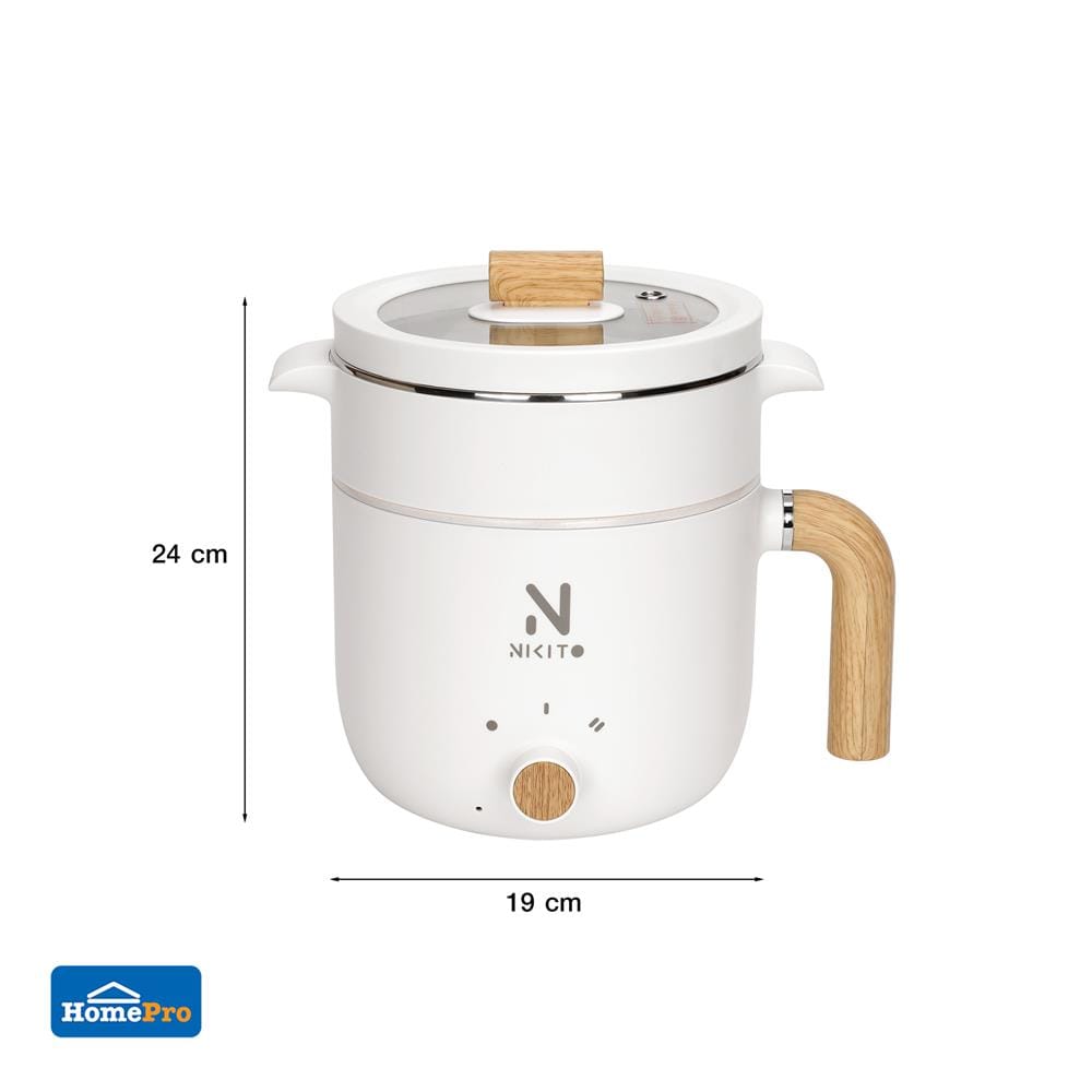 หม้ออเนกประสงค์ NIKITO DFZW-3009 สีขาว 1.50 ลิตร