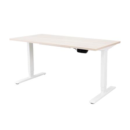 โต๊ะปรับระดับไฟฟ้า WORKSCAPE WDH-00010 150 ซม. สีลาเต้/ขาว