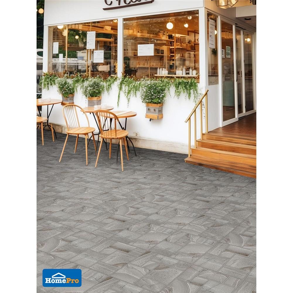 กระเบื้องพื้น 16x16 นิ้ว DURAGRES โบนิโต้ เทา A 0.96 ตร.ม.