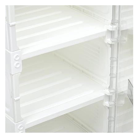 กล่องรองเท้า 6 ช่อง STACKO CLAIRE 53x34x51 ซม. สีขาว/ใส_4