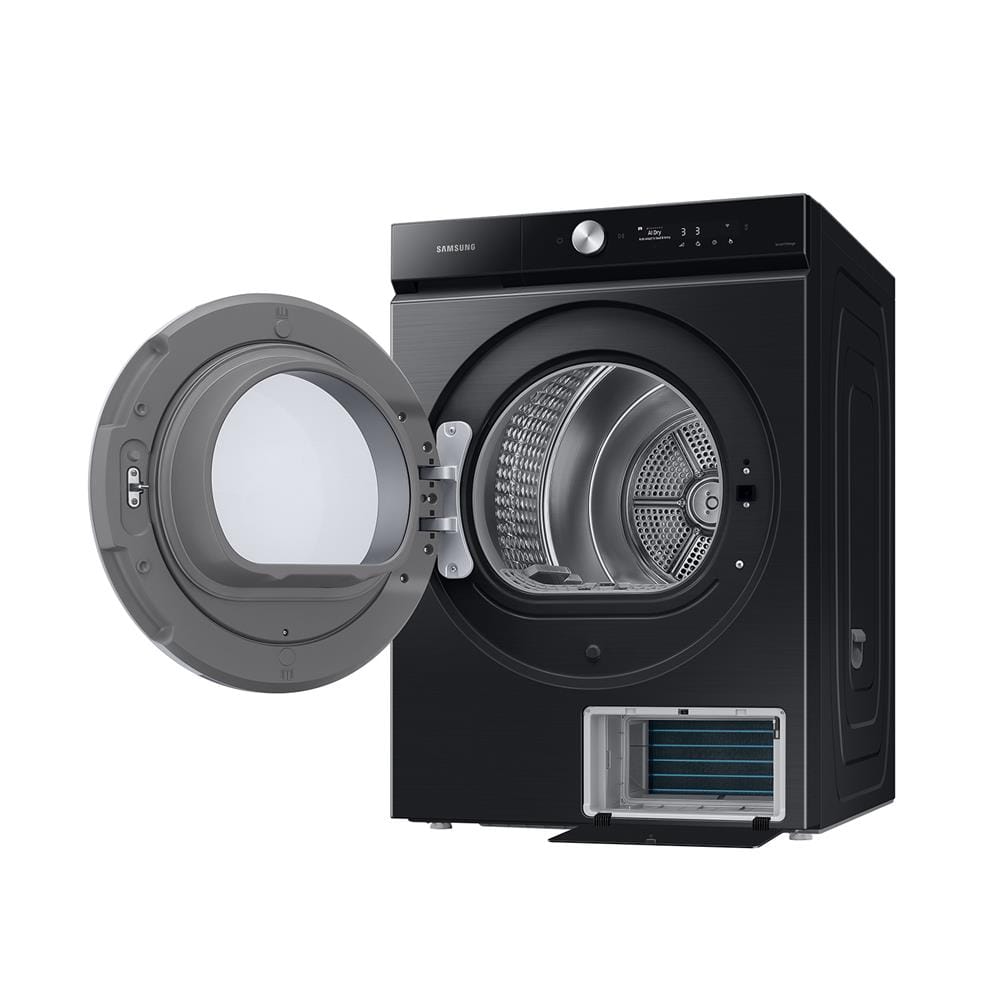 เครื่องอบผ้าฝาหน้า SAMSUNG DV17B9750CV/ST 17 กก. HEAT PUMP สีดำคาเวียร์