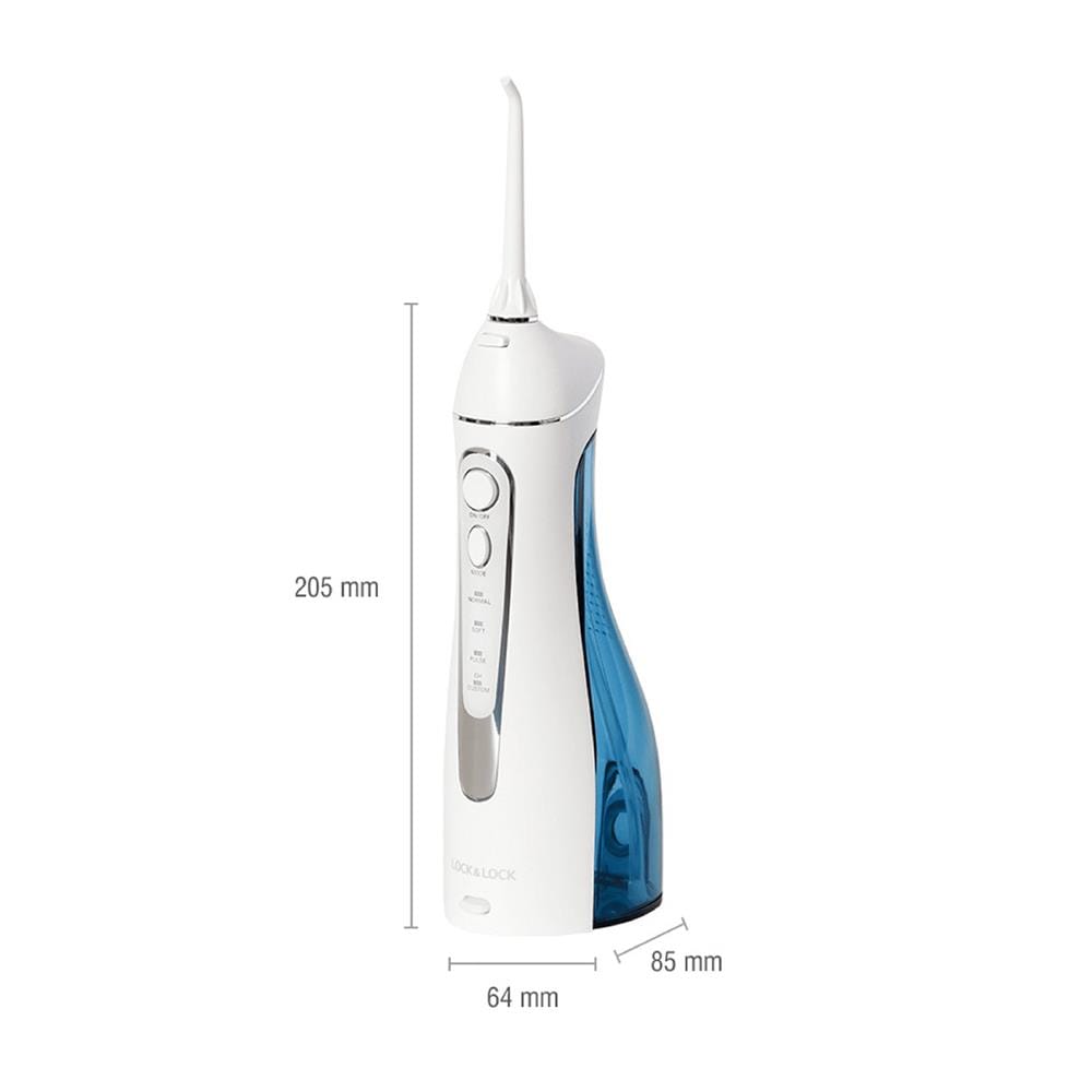 อุปกรณ์ทำความสะอาดฟัน LOCKnLOCK ENR156BLU สีขาว