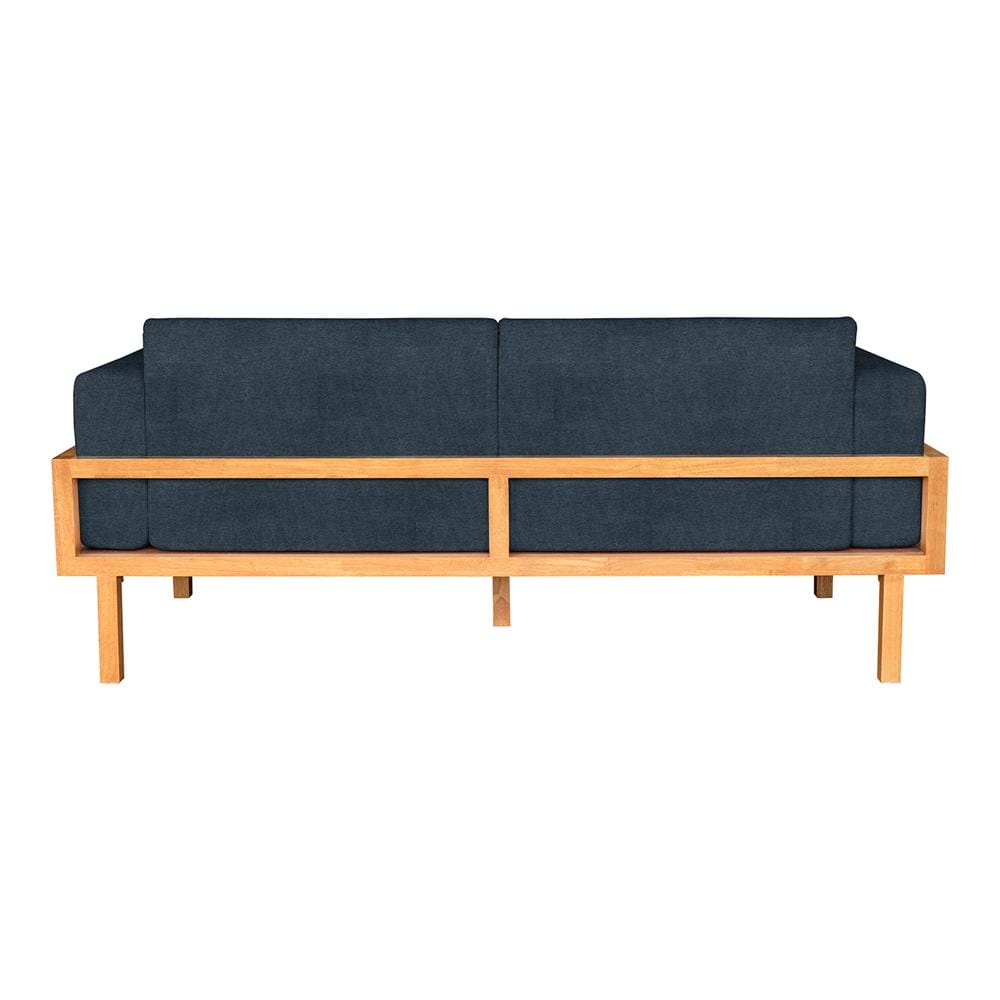 โซฟาไม้ยางพารา RENITA HOME รุ่น LUND 200X80CM. ผ้ากึ่งกำมะหยี่ สะท้อนน้ำ สีน้ำเงิน (HPP947/06)_3