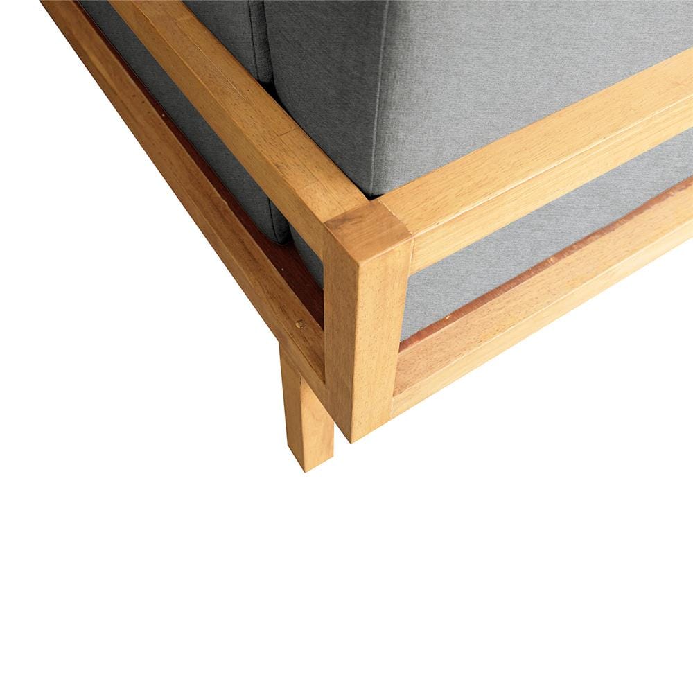 โซฟาไม้ยางพารา RENITA HOME รุ่น LUND 200X80CM. ผ้ากึ่งกำมะหยี่ สะท้อนน้ำ สีเทา (HPP947/01)_3
