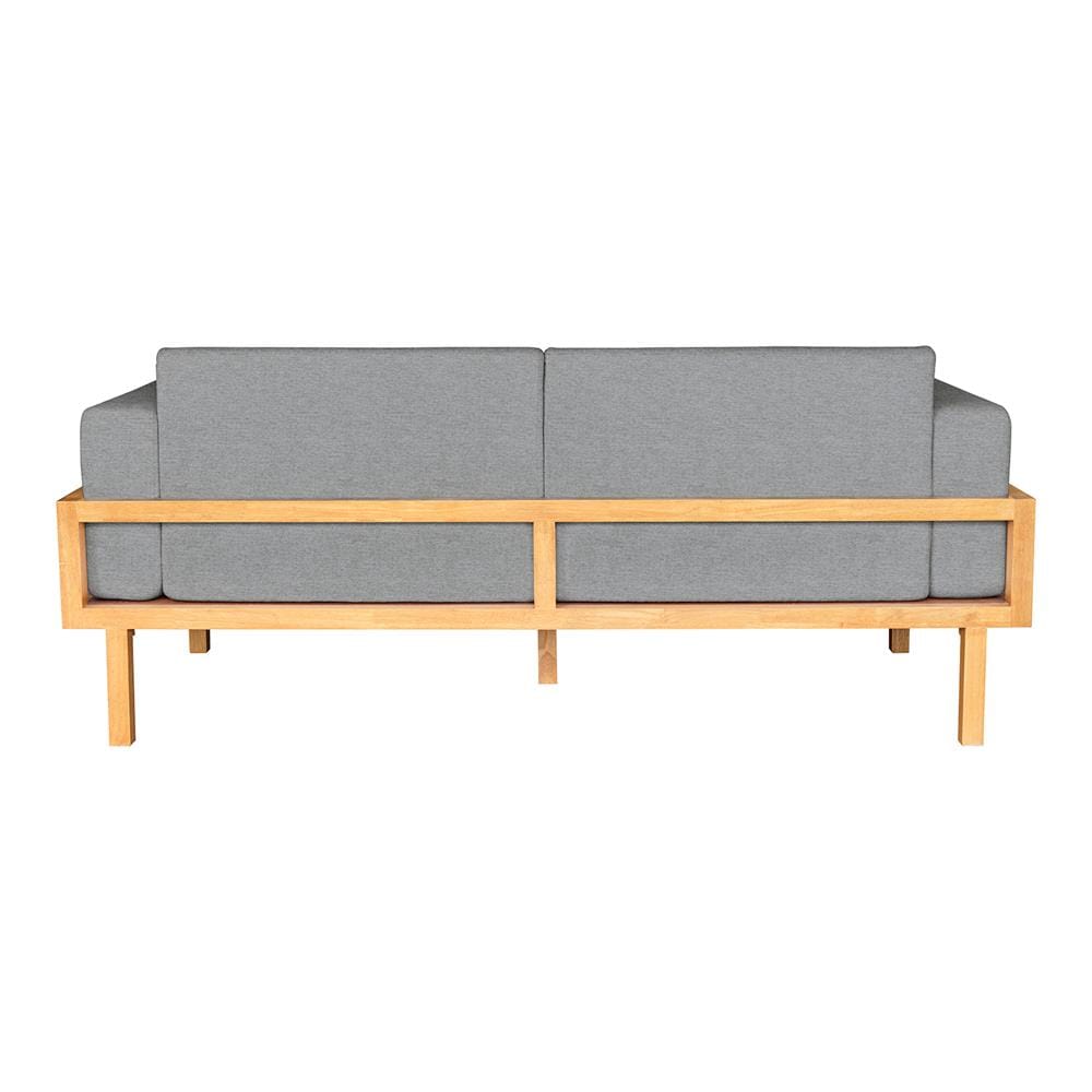 โซฟาไม้ยางพารา RENITA HOME รุ่น LUND 200X80CM. ผ้ากึ่งกำมะหยี่ สะท้อนน้ำ สีเทา (HPP947/01)_4