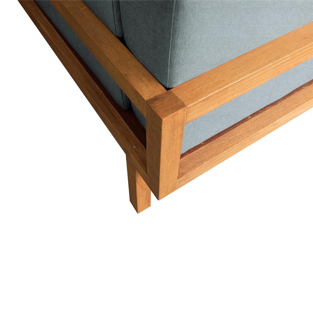 โซฟาไม้ยางพารา RENITA HOME รุ่น LUND 200X80CM. ผ้ากึ่งกำมะหยี่ สะท้อนน้ำ สีฟ้า (HPP947/06)_3