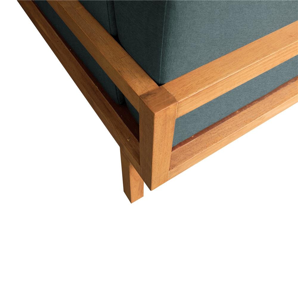 โซฟาไม้ยางพารา RENITA HOME รุ่น LUND 200X80CM. ผ้ากึ่งกำมะหยี่ สะท้อนน้ำ สีเขียว (HPP947/05)_3