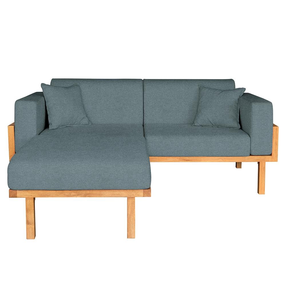 โซฟาเข้ามุมไม้ยางพารา RENITA HOME รุ่น LUND 200X160CM. ผ้ากึ่งกำมะหยี่ สะท้อนน้ำ สีเขียว (HPP947/05)_1