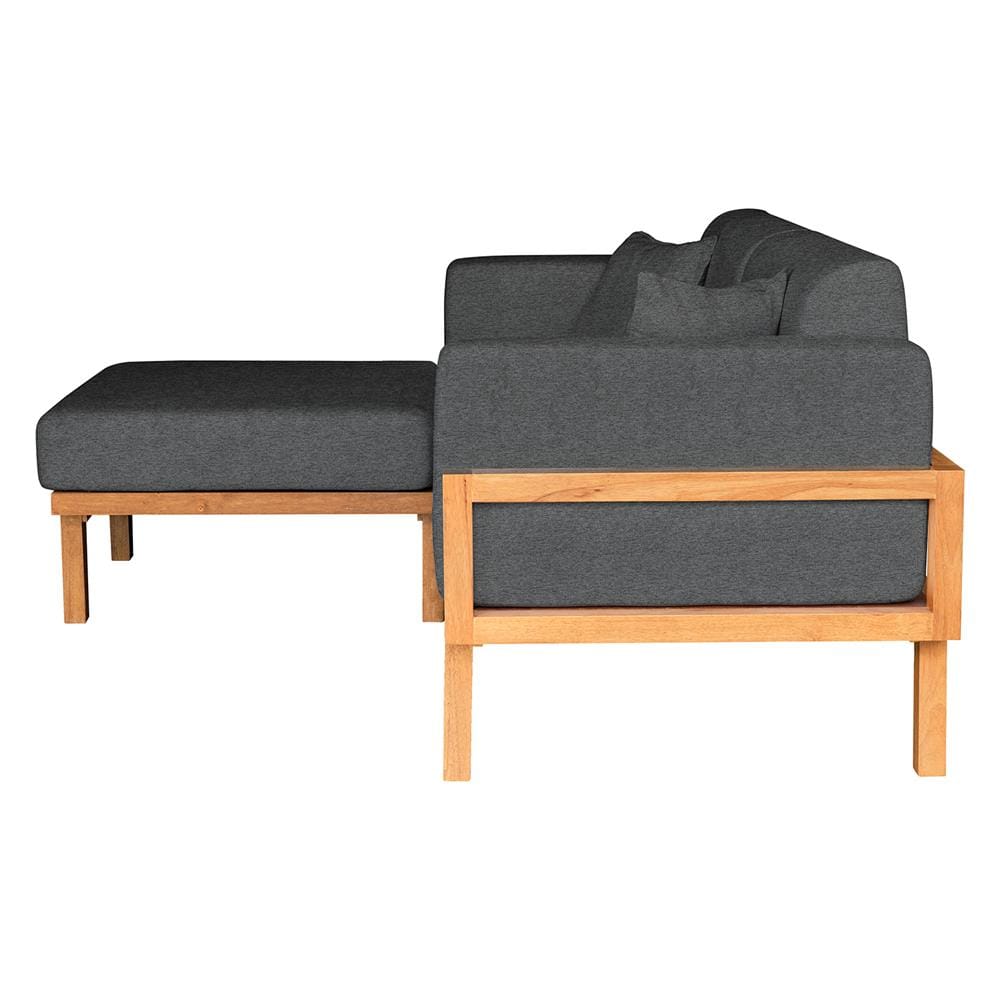 โซฟาเข้ามุมไม้ยางพารา RENITA HOME รุ่น LUND 200X160CM. ผ้ากึ่งกำมะหยี่ สะท้อนน้ำ สีเทาเข้ม (HPP947/02)_4
