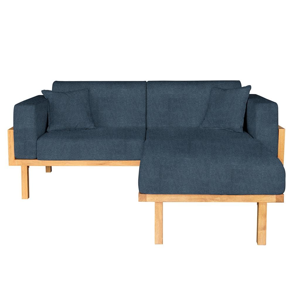 โซฟาเข้ามุมไม้ยางพารา RENITA HOME รุ่น LUND 200X160CM. ผ้ากึ่งกำมะหยี่ สะท้อนน้ำ สีน้ำเงิน (HPP947/06)_0