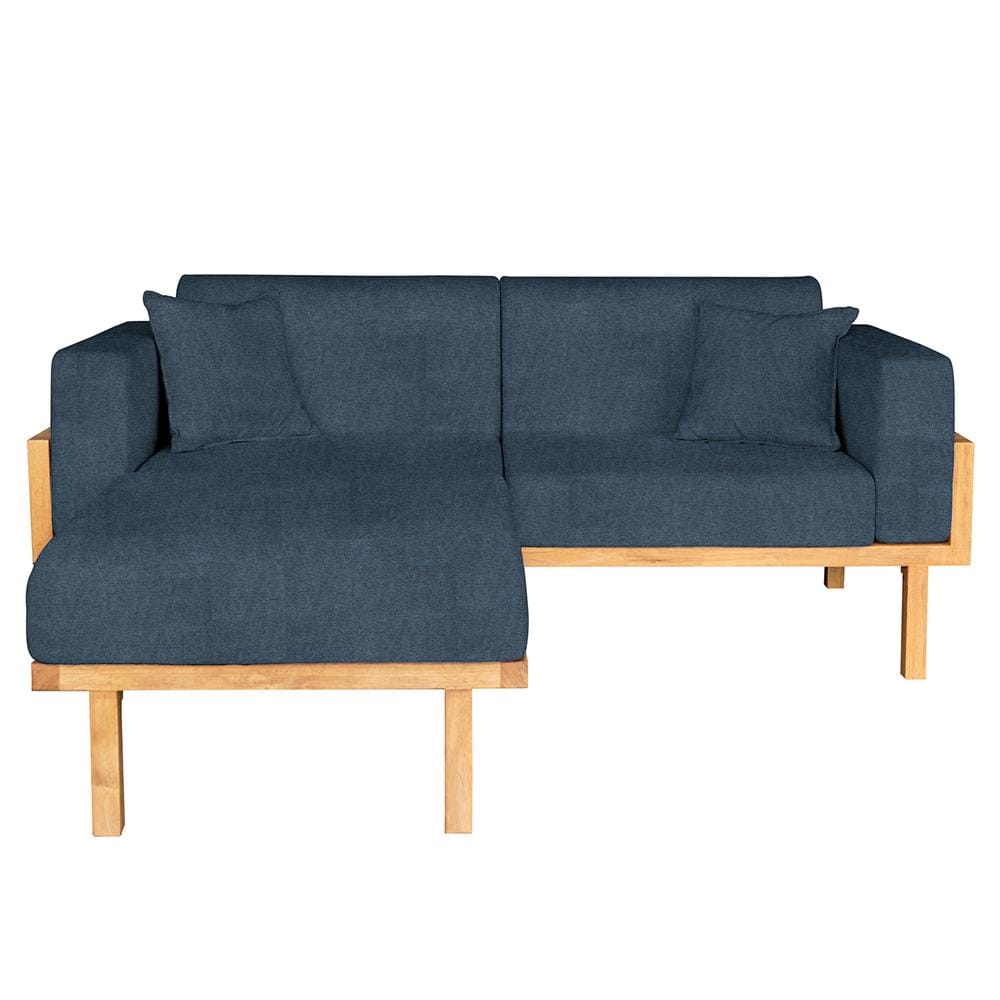 โซฟาเข้ามุมไม้ยางพารา RENITA HOME รุ่น LUND 200X160CM. ผ้ากึ่งกำมะหยี่ สะท้อนน้ำ สีน้ำเงิน (HPP947/06)_2