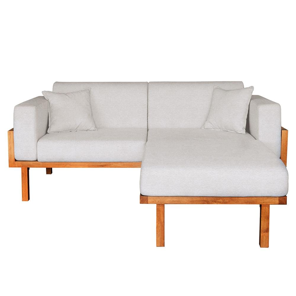 โซฟาเข้ามุมไม้ยางพารา RENITA HOME รุ่น LUND 200X160CM. ผ้ากึ่งกำมะหยี่ สะท้อนน้ำ สีครีม (HPP947/03)_0