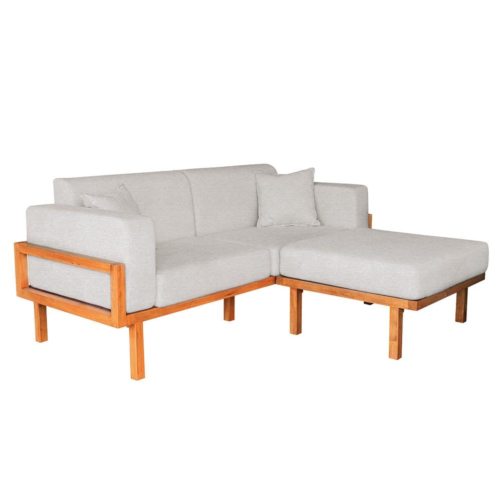 โซฟาเข้ามุมไม้ยางพารา RENITA HOME รุ่น LUND 200X160CM. ผ้ากึ่งกำมะหยี่ สะท้อนน้ำ สีครีม (HPP947/03)_5