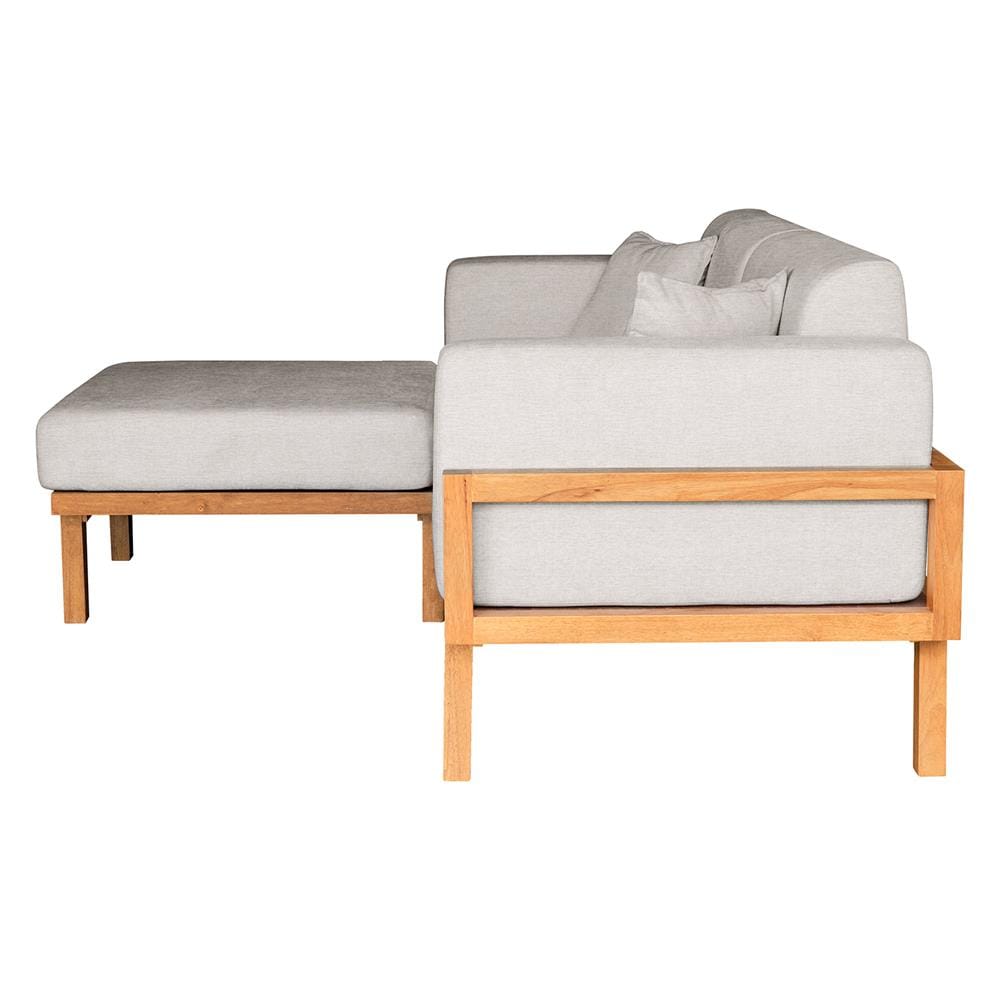 โซฟาเข้ามุมไม้ยางพารา RENITA HOME รุ่น LUND 200X160CM. ผ้ากึ่งกำมะหยี่ สะท้อนน้ำ สีครีม (HPP947/03)_8