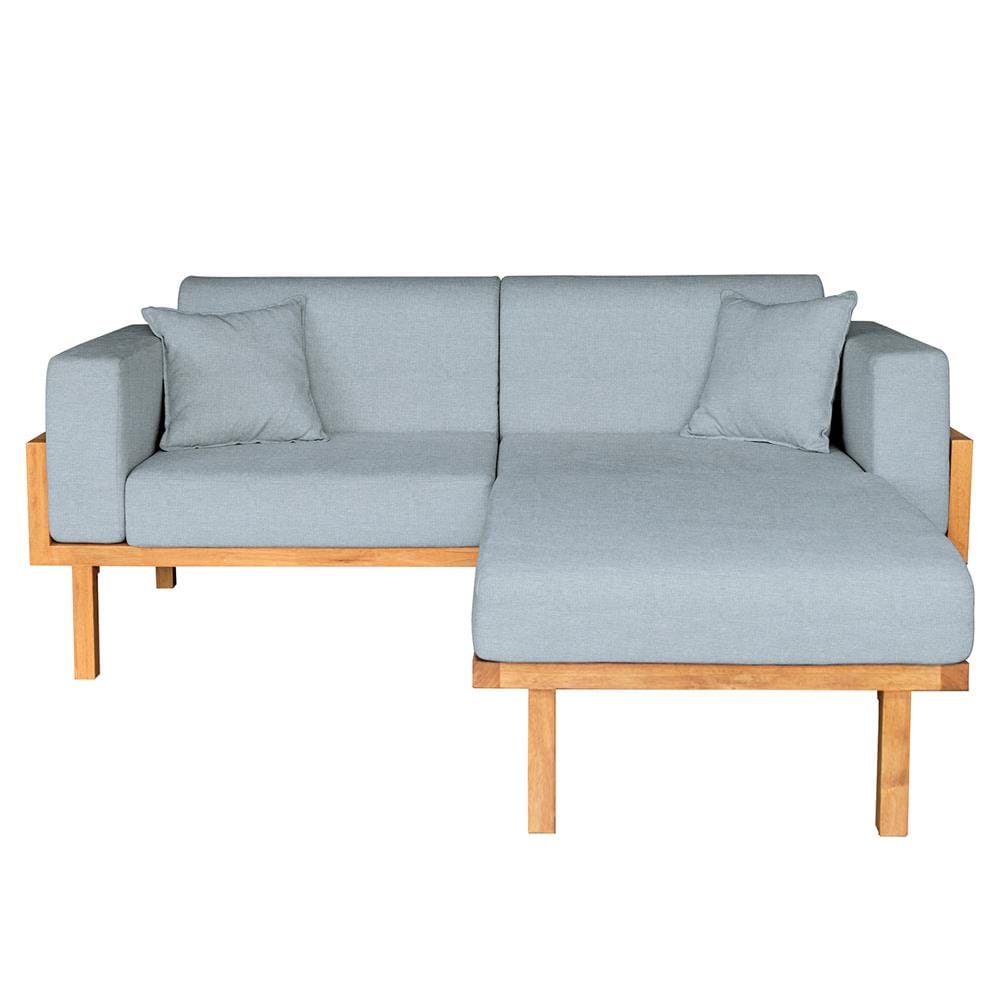 โซฟาเข้ามุมไม้ยางพารา RENITA HOME รุ่น LUND 200X160CM. ผ้ากึ่งกำมะหยี่ สะท้อนน้ำ สีฟ้า (HPP947/04)_0