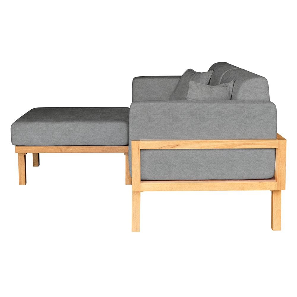 โซฟาเข้ามุมไม้ยางพารา RENITA HOME รุ่น LUND 200X160CM. ผ้ากึ่งกำมะหยี่ สะท้อนน้ำ สีเทา (HPP947/01)_3