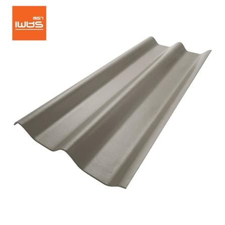 กระเบื้องหลังคา ลอนคู่ ตราเพชร 0.5x50x120 ซม. สีเทาแพลทตินัม_0