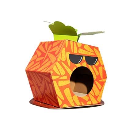 ที่ลับเล็บแมว FOFOS CARDBOARD CAT HOUSE CARROT_0
