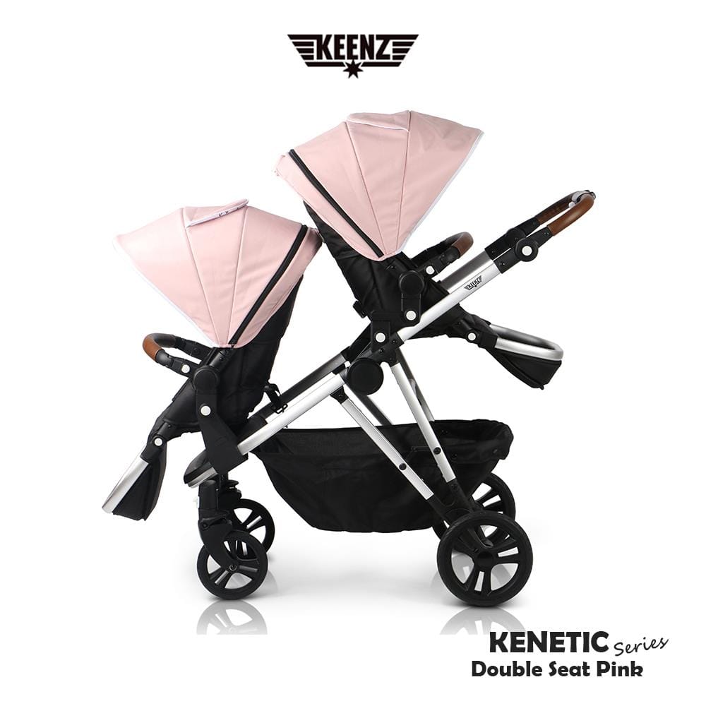 รถเข็นเด็ก KEENZ KINETIC DOUBLE PINK_2
