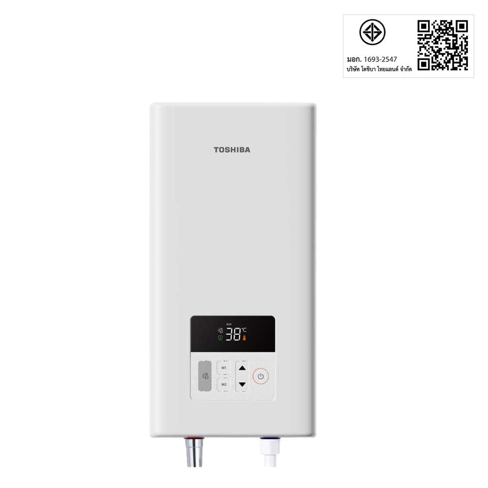 เครื่องทำน้ำอุ่น TOSHIBA TWH-38EFNTH(W)-CB 3800 วัตต์ สีขาว