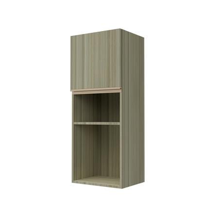 ตู้แขวนเดี่ยวบานเรียบพร้อมชั้น JUPITER SILKY TEAK 40x100 ซม. สีน้ำตาล