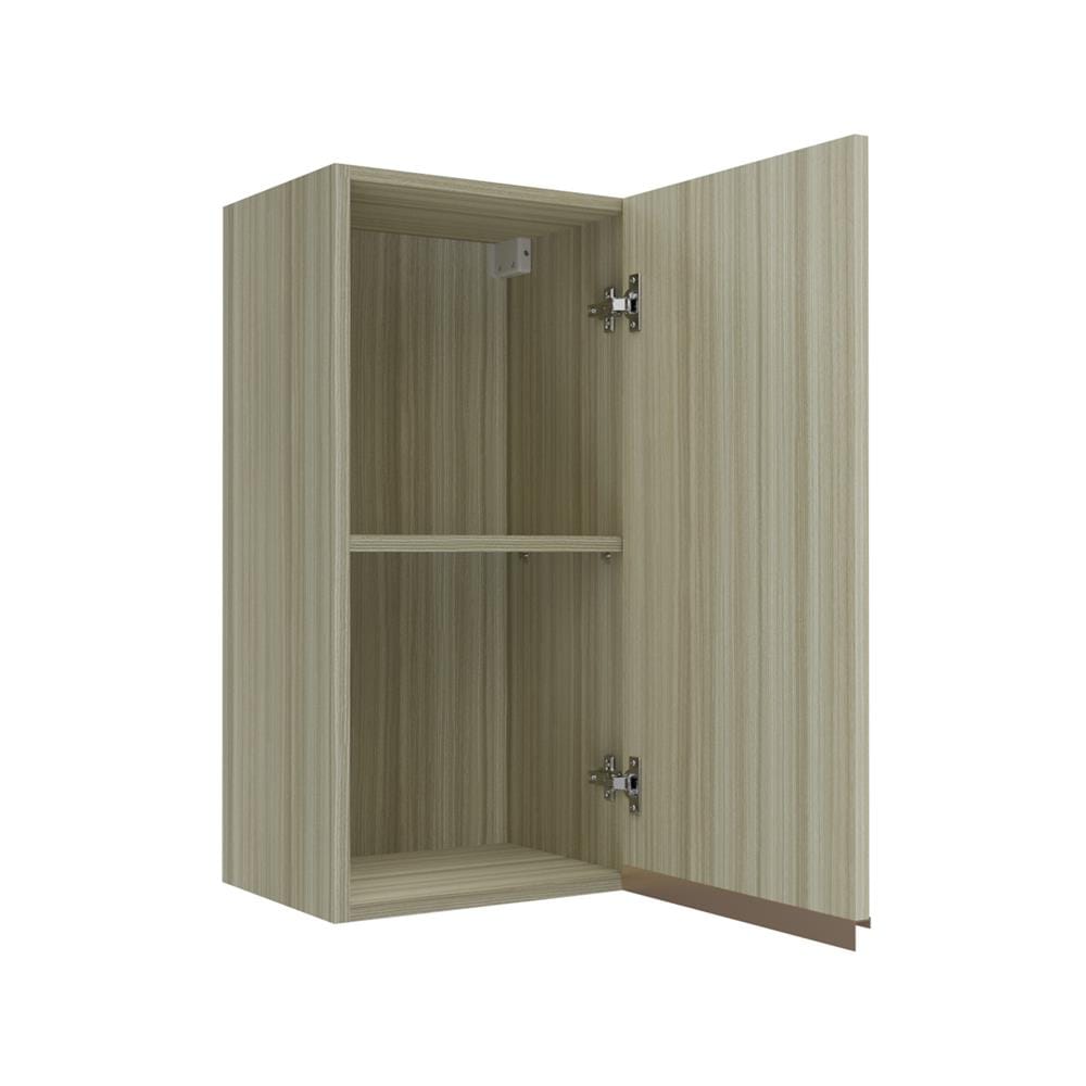 ตู้แขวนเดี่ยวบานเรียบ JUPITER SILKY TEAK 40x80 ซม. สีน้ำตาล