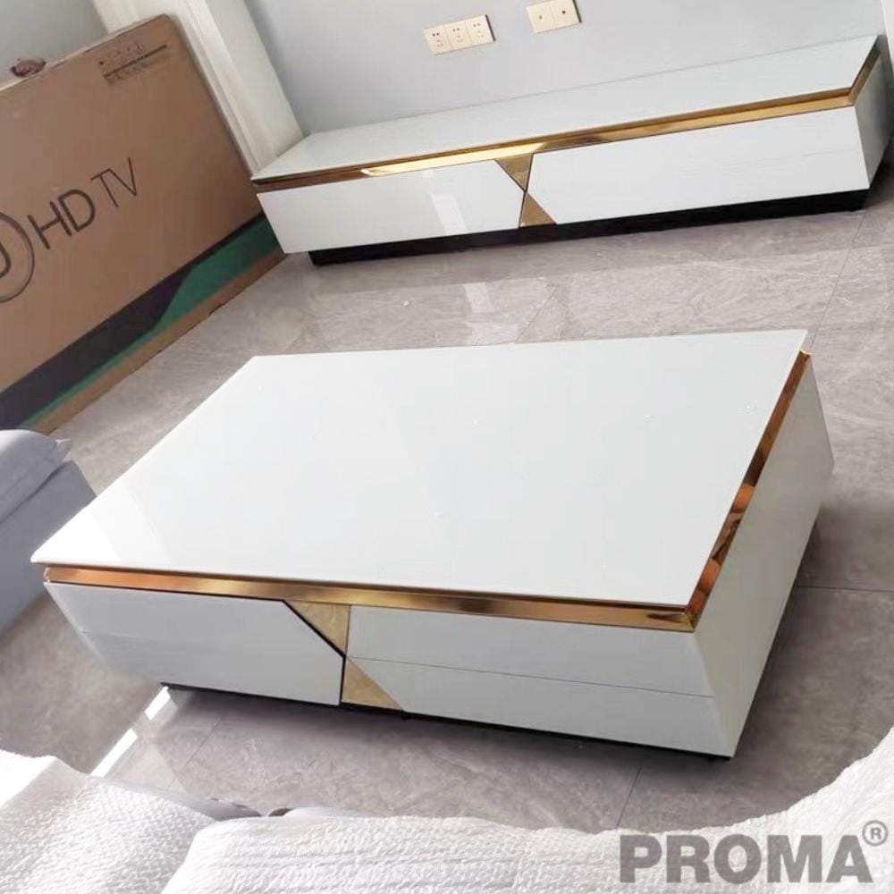 [Pre-order] โต๊ะกลาง PROMA TVS-05S150W สีขาว_3