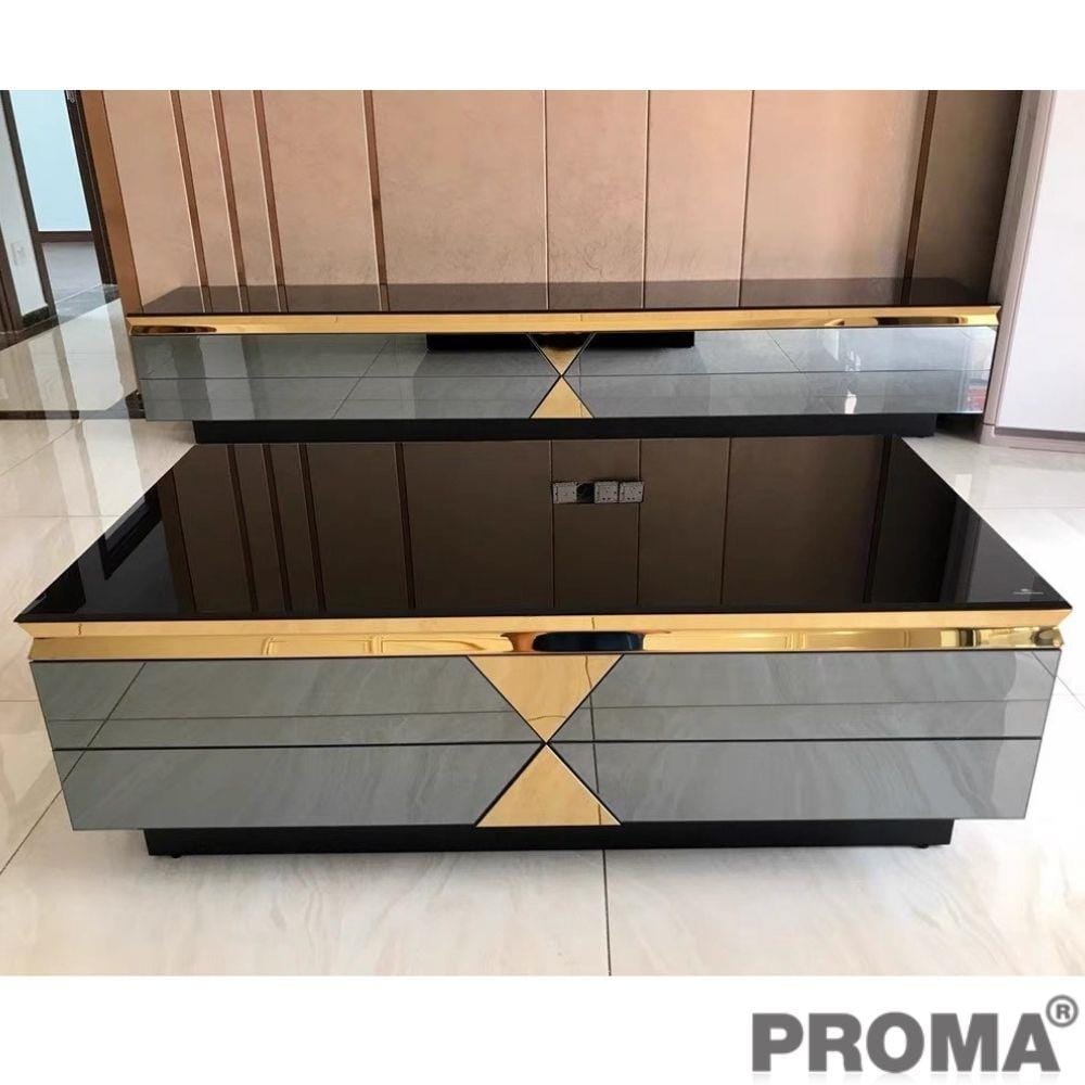 [Pre-order] โต๊ะกลาง PROMA TVS-05S120B  สีดำ_3