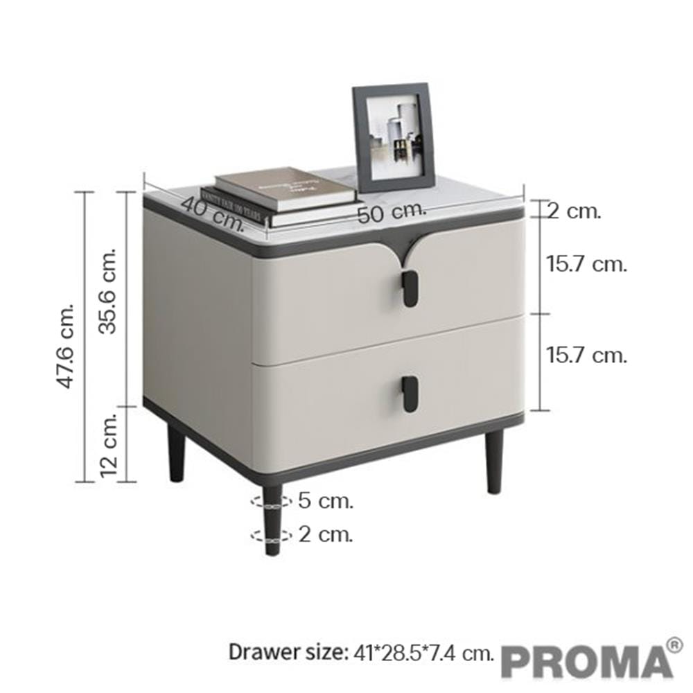[PRE-ORDER] โต๊ะข้าง PROMA-TBS18 สีขาว_2