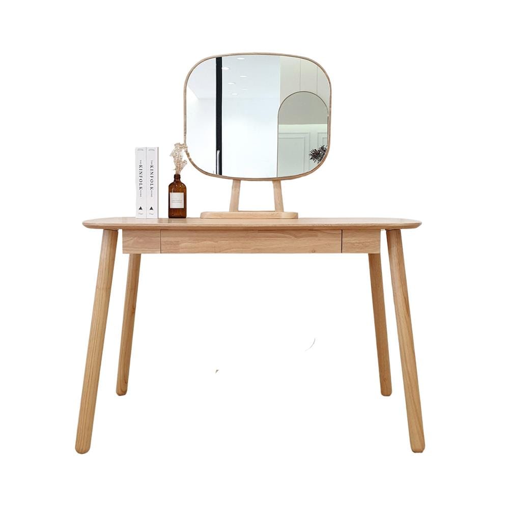 โต๊ะเครื่องแป้ง EASYCOZY PULPY120 WITH MIRROR 120 ซม. สีไม้ยางพารา_1