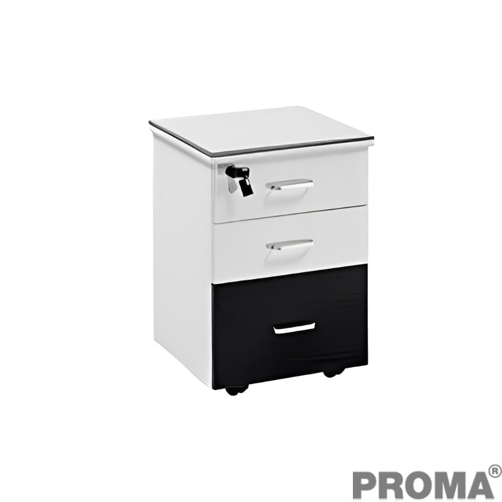 [Pre-order] โต๊ะทำงาน PROMA-POD-08-01 ขาว/ดำ_1
