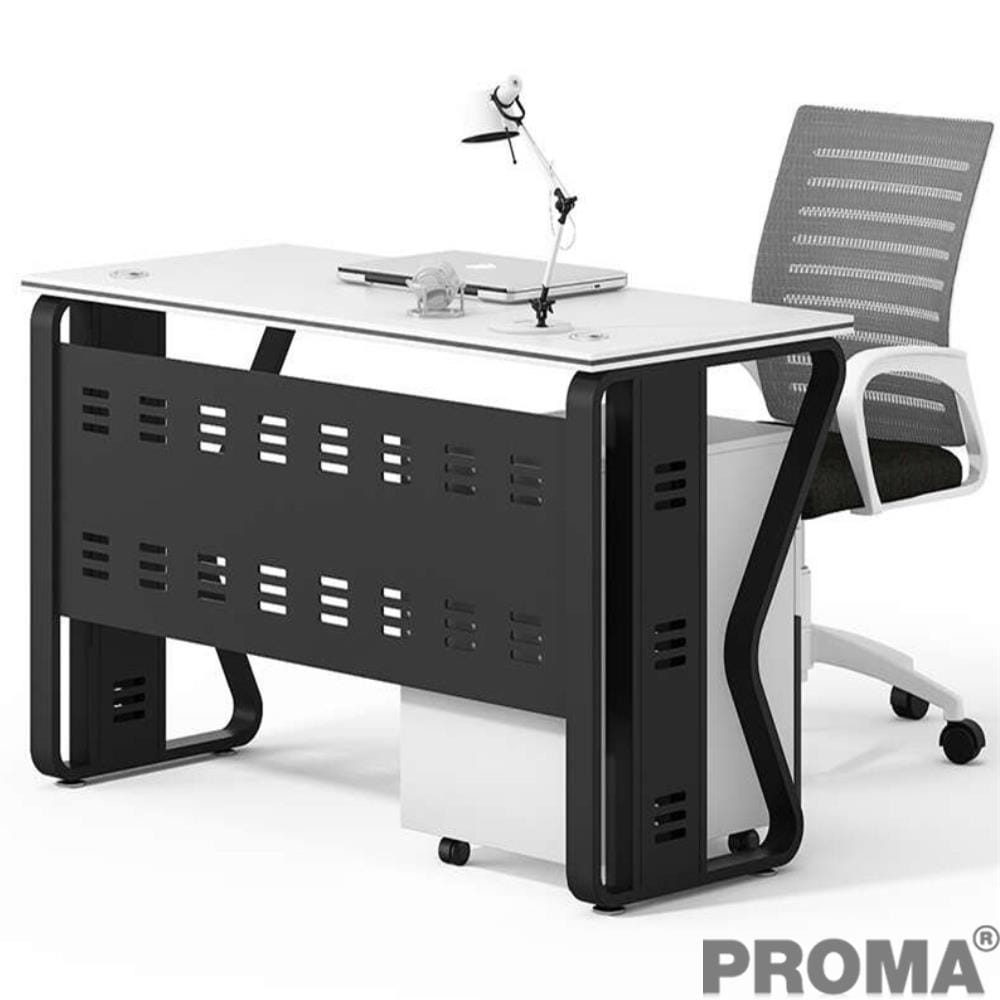 [Pre-order] โต๊ะทำงาน PROMA-POD-08-01 ขาว/ดำ_2