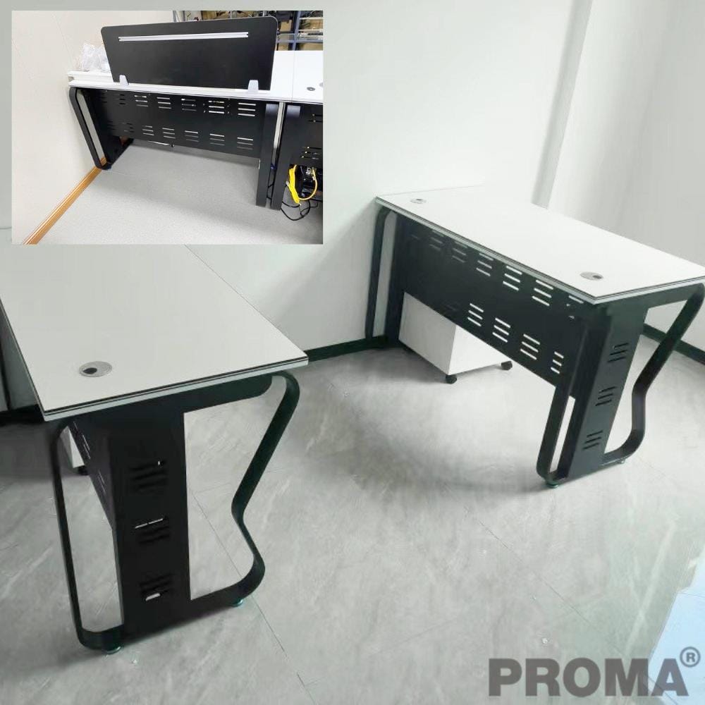 [Pre-order] โต๊ะทำงาน PROMA-POD-08-01 ขาว/ดำ_5