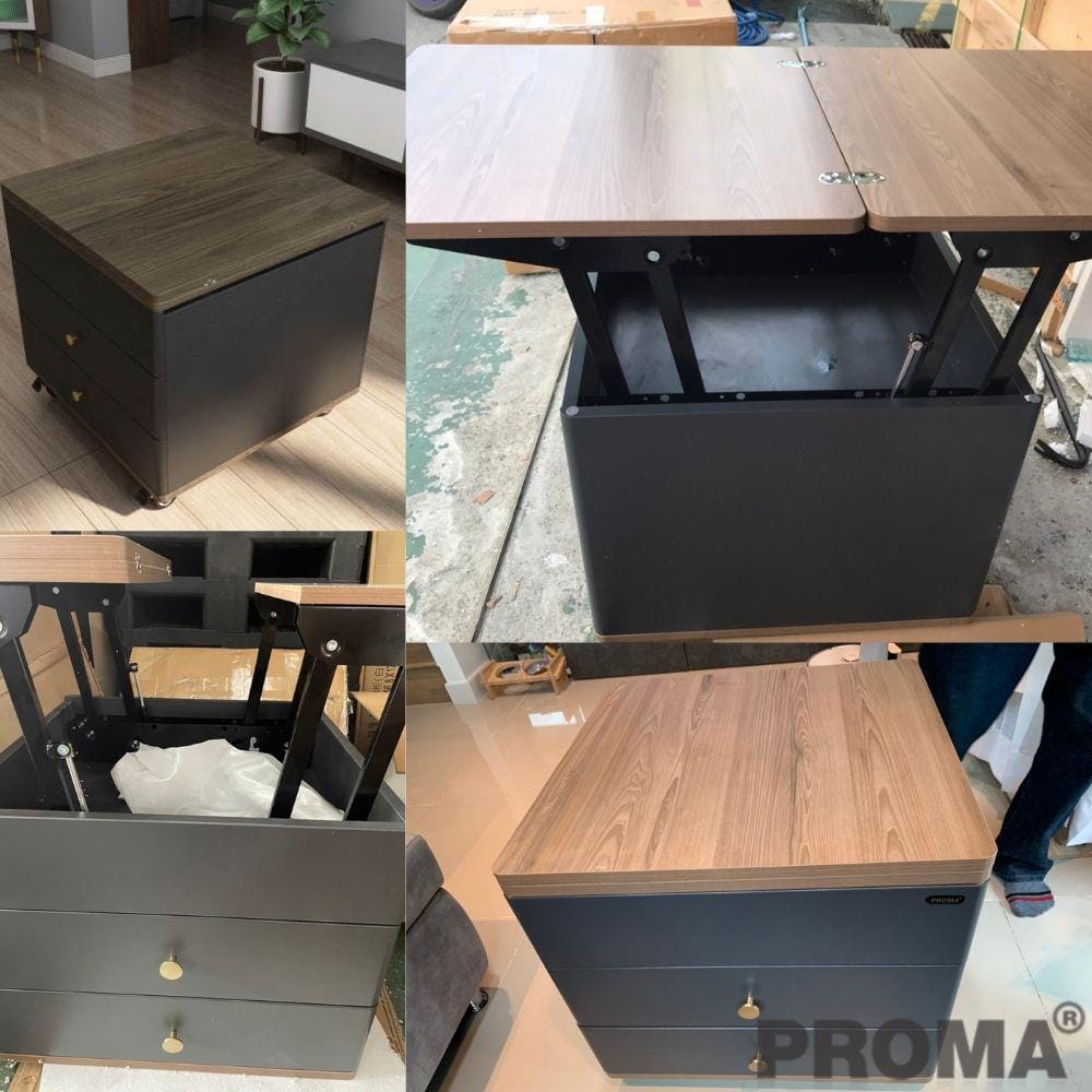 โต๊ะข้าง PROMA-ST-004B สีดำ_1