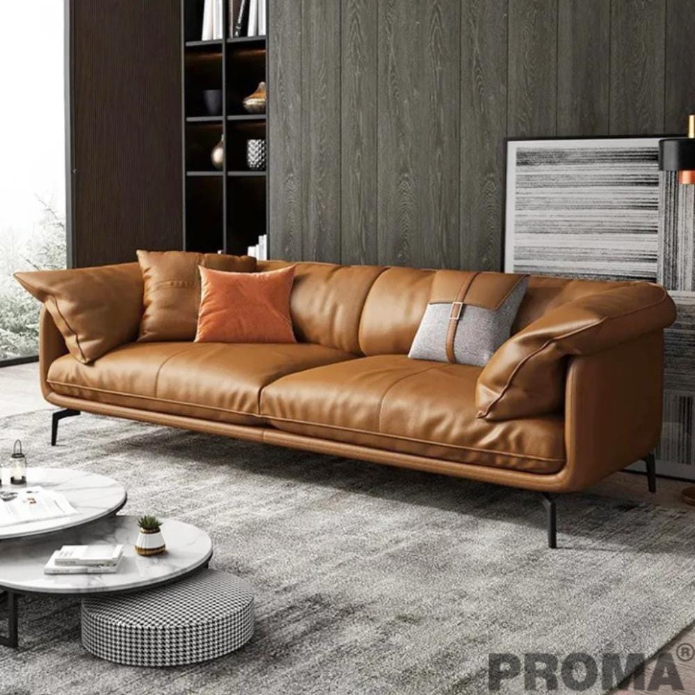 [Pre-order] โซฟา 4 ที่นั่ง PROMA-SF27S4 สีน้ำตาล_5