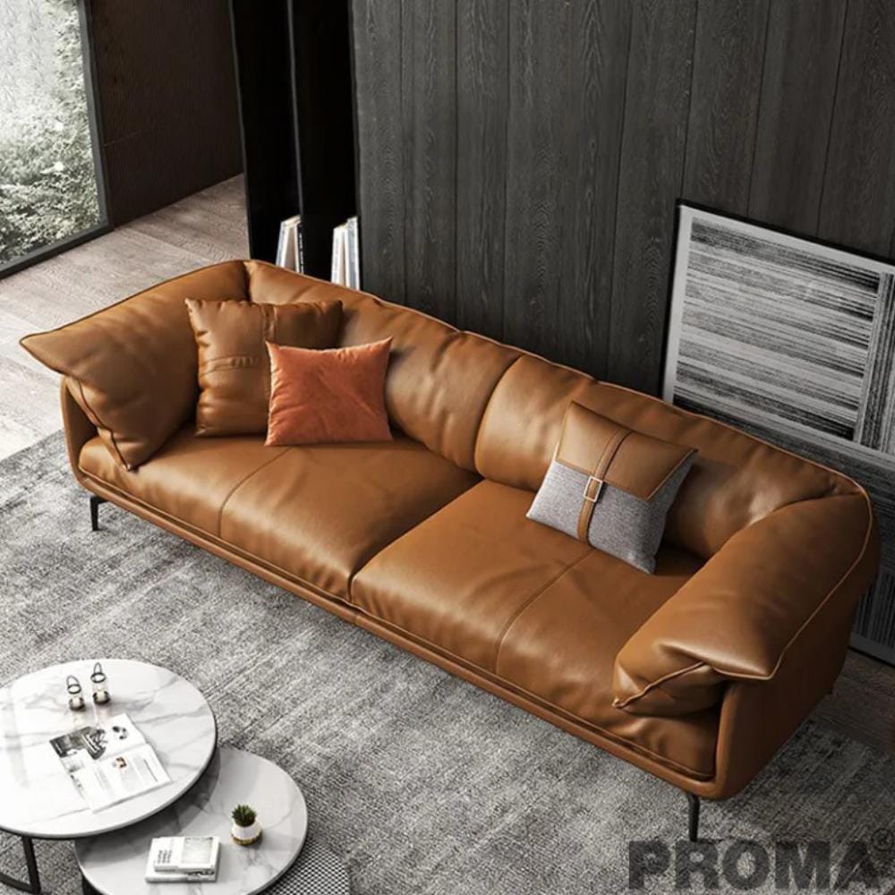 [Pre-order] โซฟา 4 ที่นั่ง PROMA-SF27S4 สีน้ำตาล_1