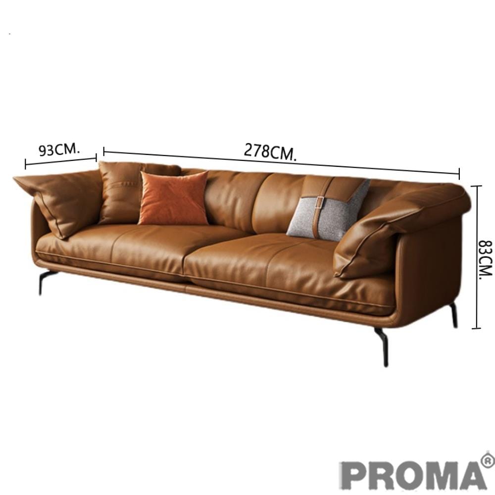 [Pre-order] โซฟา 4 ที่นั่ง PROMA-SF27S4 สีน้ำตาล_4