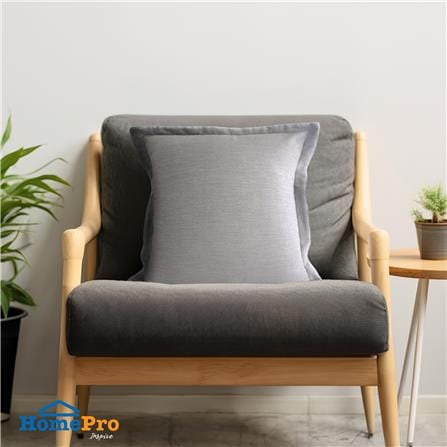 หมอนอิง HOME LIVING STYLE ORGANII 18X18 นิ้ว สีเทา_3