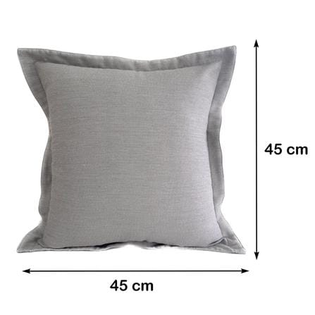 หมอนอิง HOME LIVING STYLE ORGANII 18X18 นิ้ว สีเทา_5