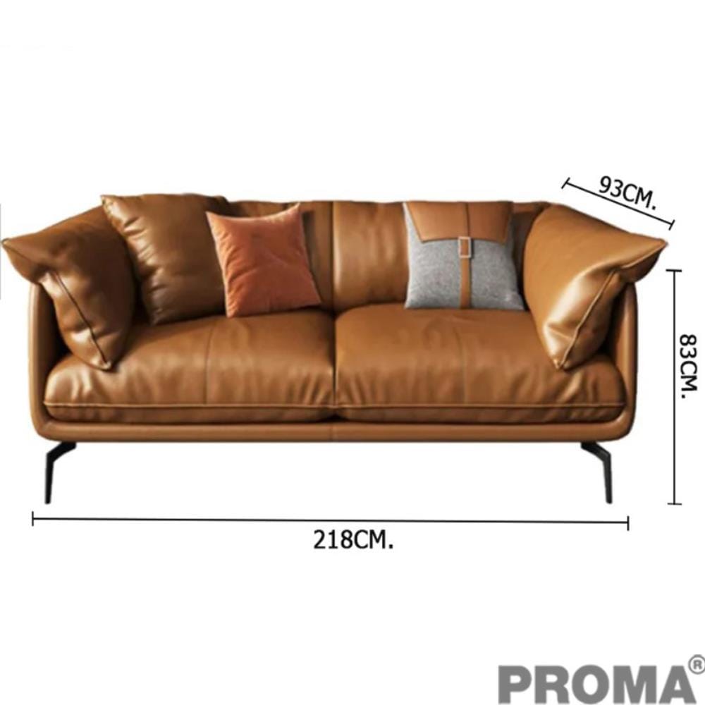 [Pre-order] โซฟา 3 ที่นั่ง PROMA-SF27S3 สีน้ำตาล_4
