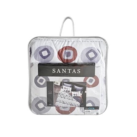 ชุดผ้าปูที่นอน 3.5 ฟุต 4 ชิ้น SANTAS PECAN GR_4