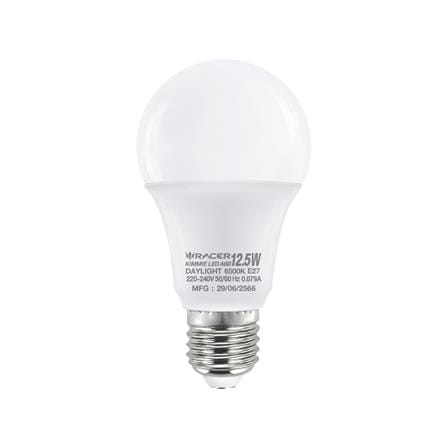 หลอด LED RACER A60 KIMMIE 12.5 วัตต์ DAYLIGHT E27 แพ็ก 4 ชิ้น_1