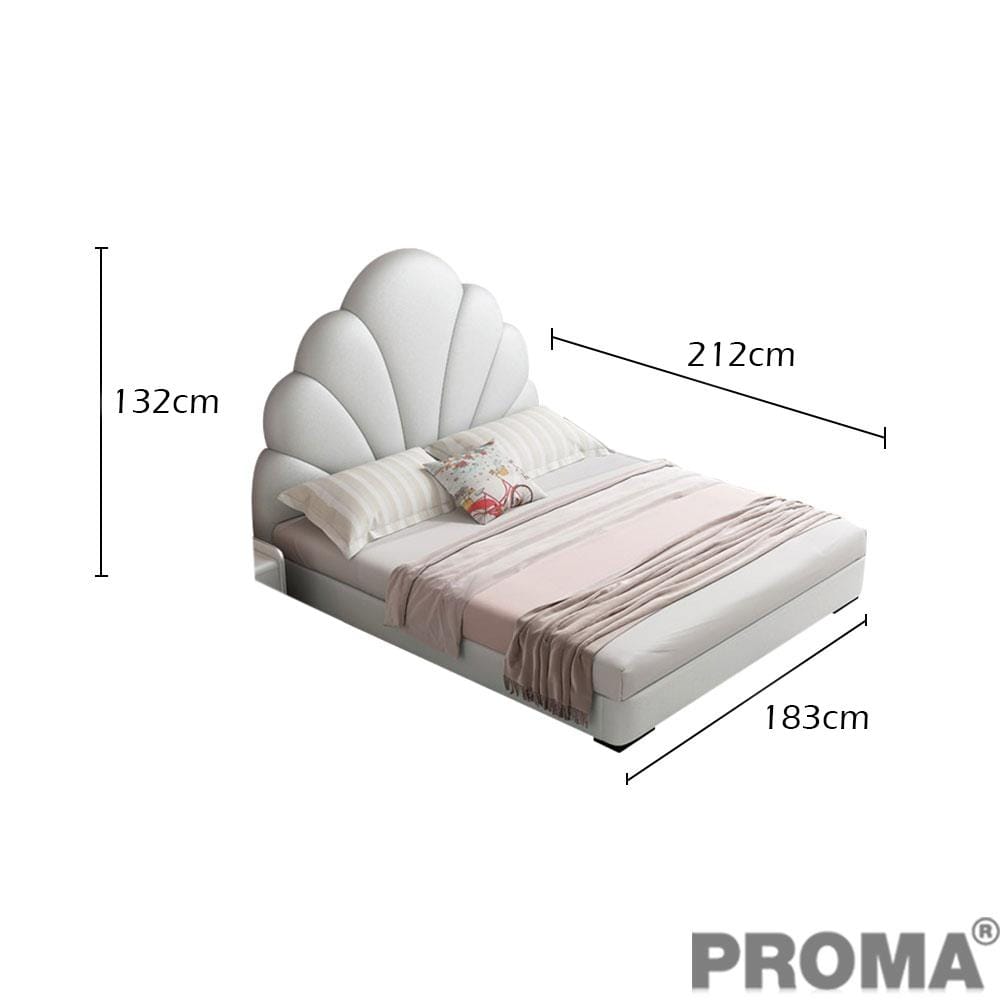  [Pre-order] เตียง 6 ฟุต PROMA-B23W สีขาว_2